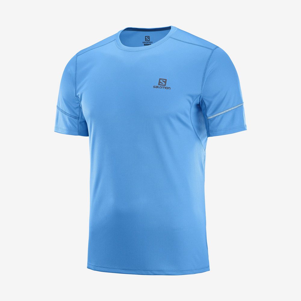 Salomon Israel AGILE - Mens Tops - Blue (JHND-29130)